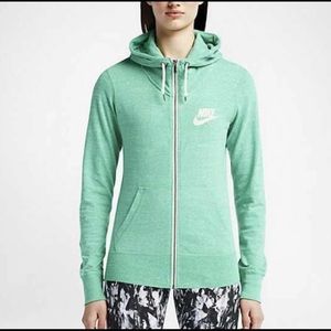 Nike Vintage Gym Full Zip Hoodie Fresh Mint